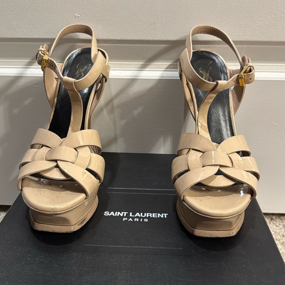 YSL Tribute Nude-Powder Heels